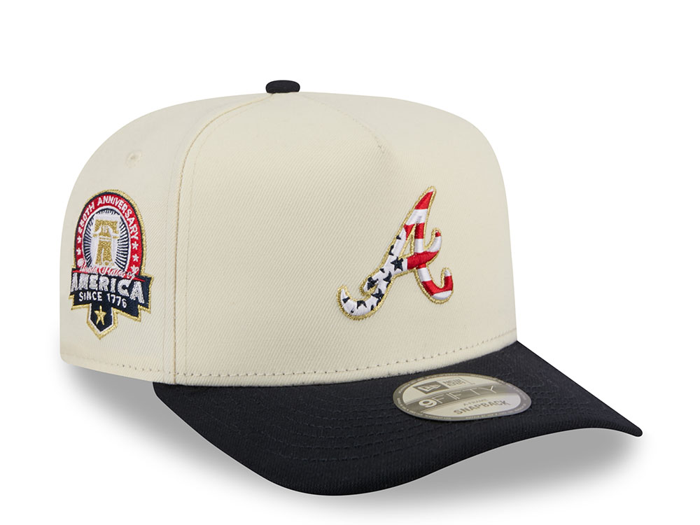 New Era Atlanta Braves America 250th Anniversary Edition 9Fifty A Frame Snapback Casquette