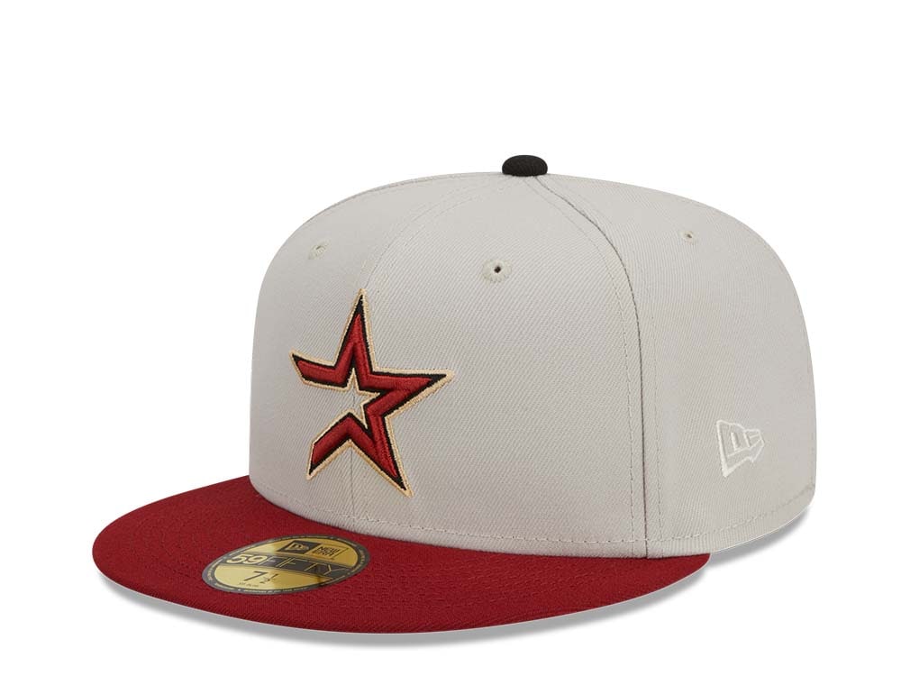New Era Houston Astros Farm Team Stone Throwback Two Tone Edition 59Fifty Fitted Casquette
