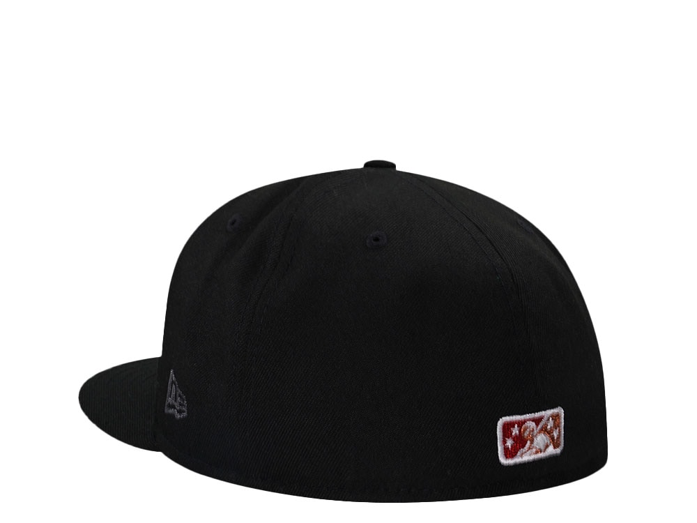 New Era Hickory Crawdads 25 Seasons Black Throwback 59Fifty Fitted Casquette