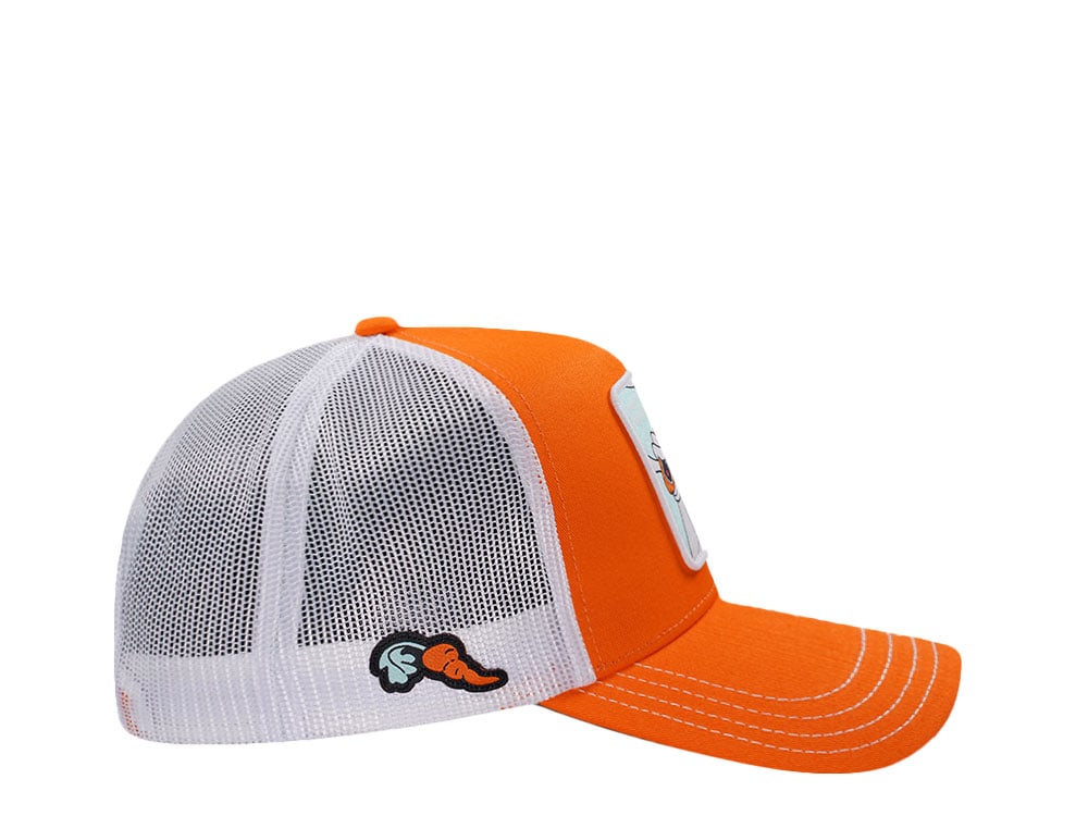 Capslab Looney Tunes Bugs Bunny Orange Trucker Snapback Casquette