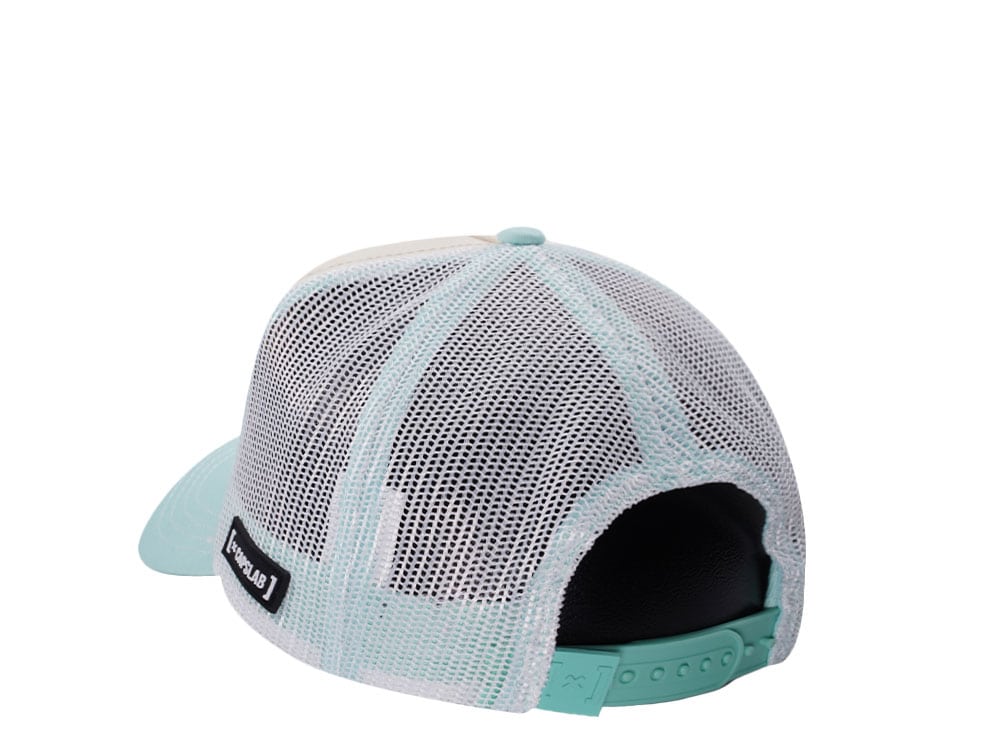 Capslab Tom and Jerry Beige Trucker Snapback Casquette