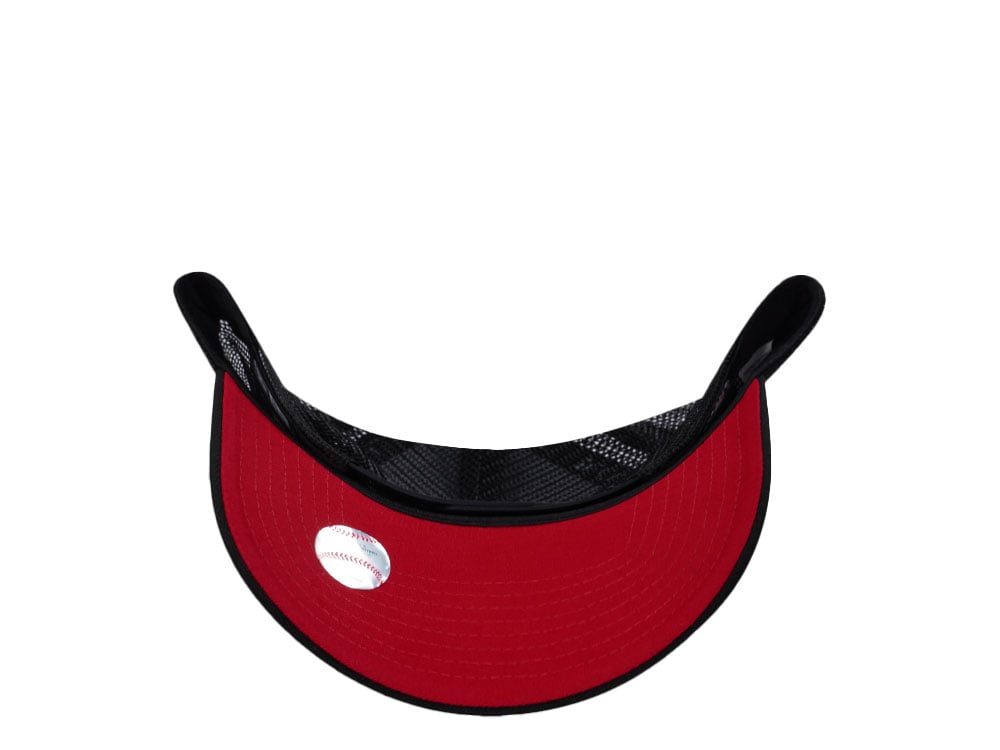 New Era Detroit Tigers Black And Red Edition 9Forty A Frame Trucker Snapback Casquette