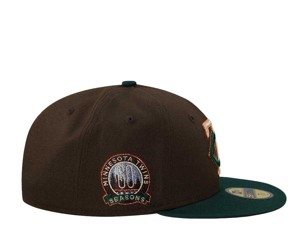 New Era Minnesota Twins 60 Season Forest Two Tone Edition 59Fifty Fitted Casquette