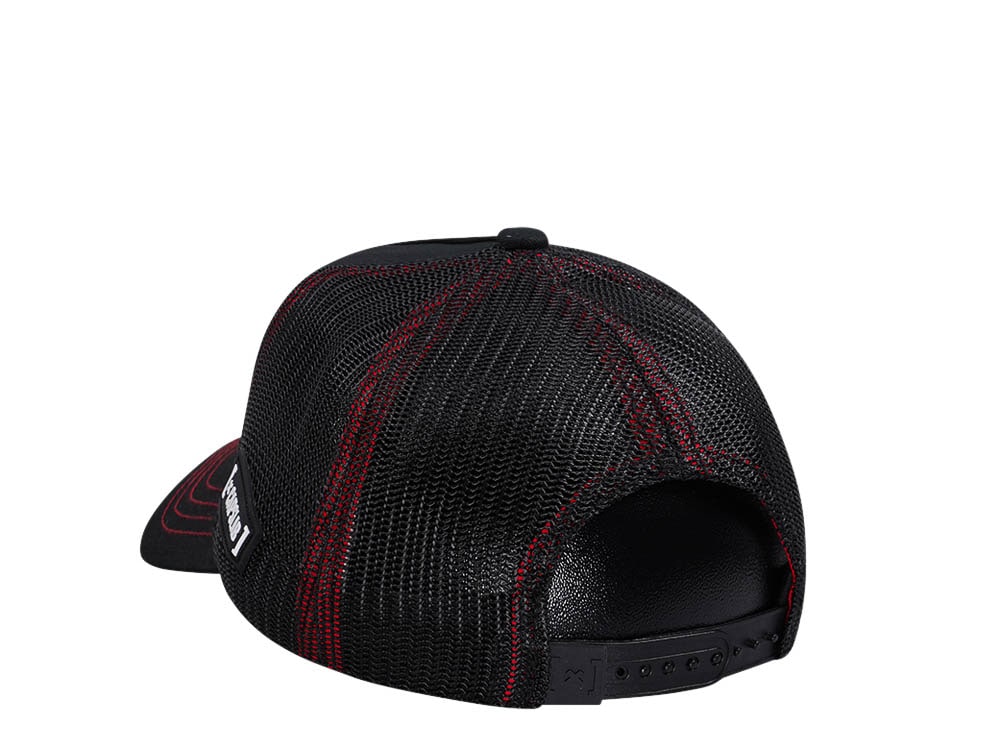 Capslab Looney Tunes Taz Black Trucker Snapback Casquette