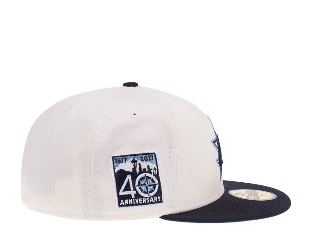 New Era Seattle Mariners 40th Anniversary Chrome Navy Prime Edition 59Fifty Fitted Casquette