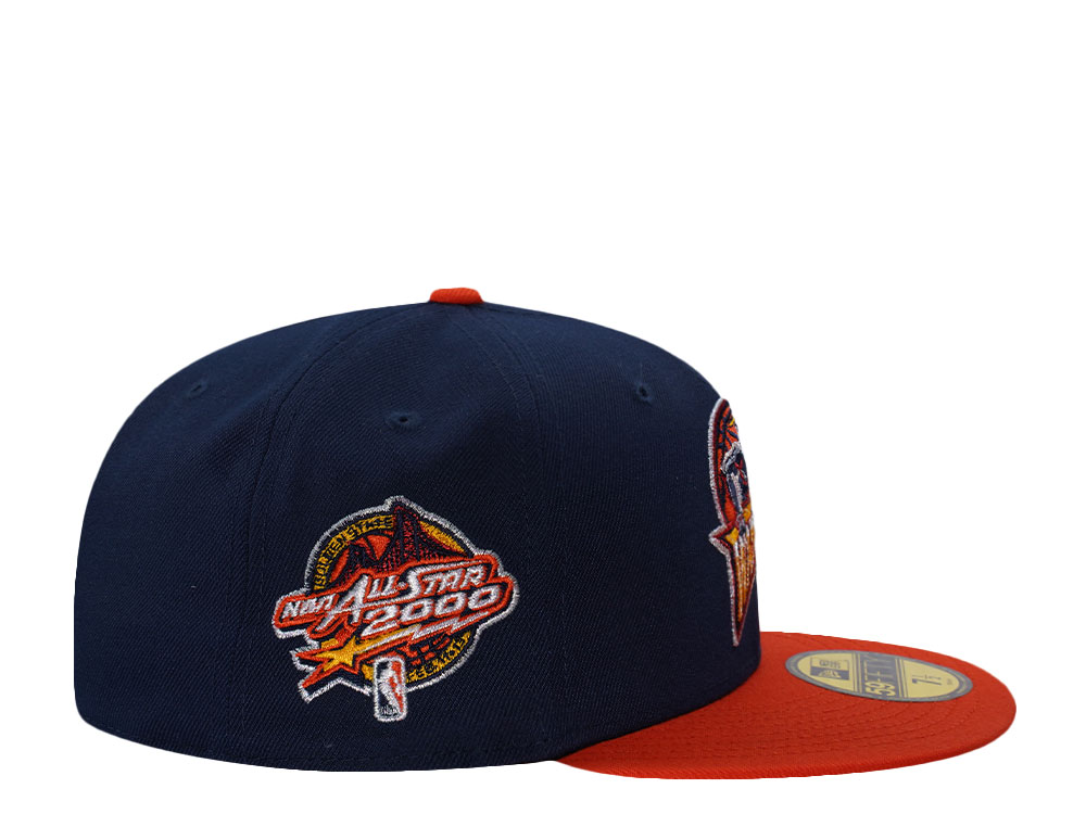 New Era Golden State Warriors All Star Game 2000 Ocean Blue Two Tone Edition 59Fifty Fitted Casquette