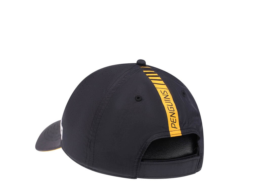 47Brand Pittsburgh Penguins Black Back Line Nylon Strapback Casquette