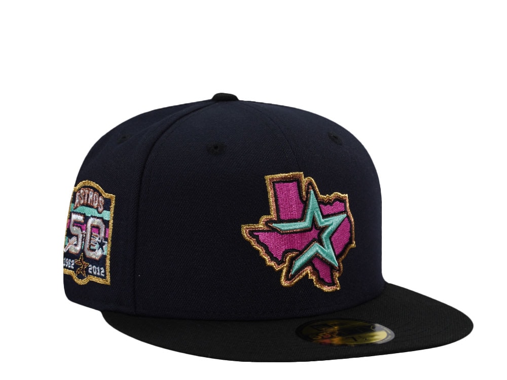 New Era Houston Astros 50th Anniversary Navy Two Tone Edition 59Fifty Fitted Casquette