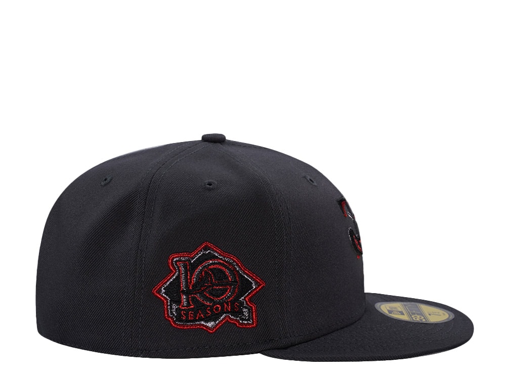 New Era Tampa Bay Rays 10th Anniversary Anthracite 59Fifty Fitted Casquette