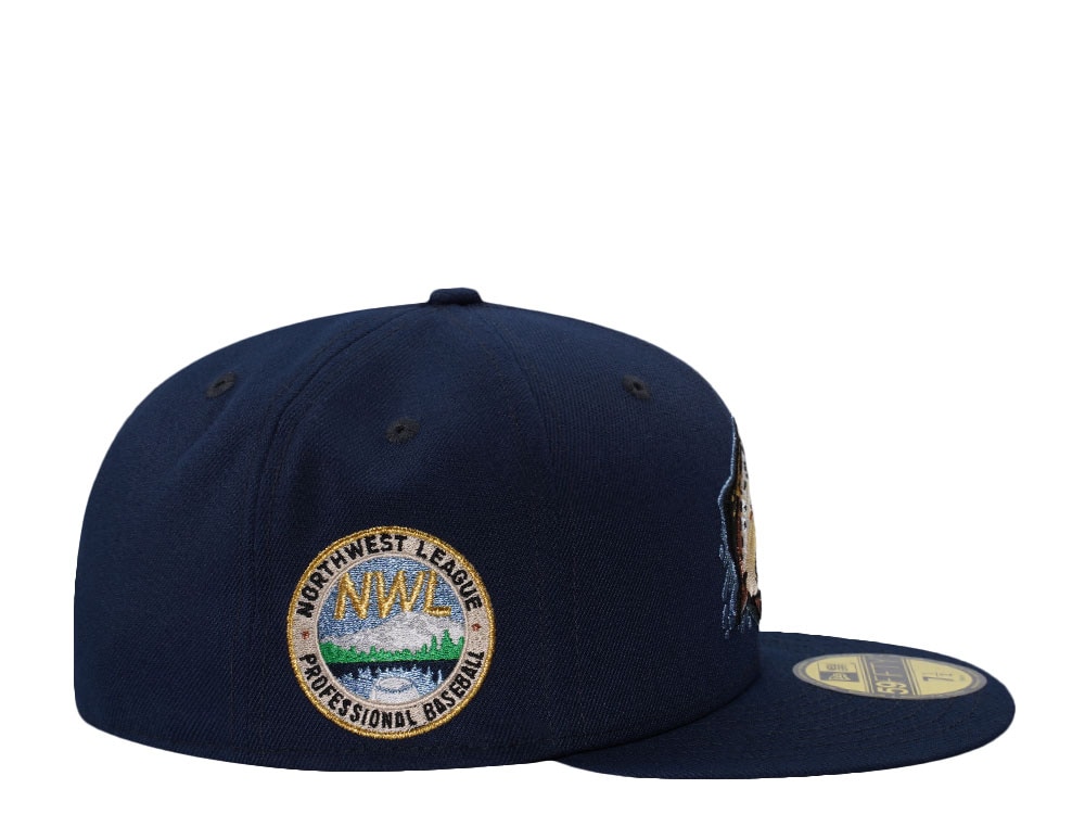 New Era Spokane Indians Ocean Blue Prime Edition 59Fifty Fitted Casquette