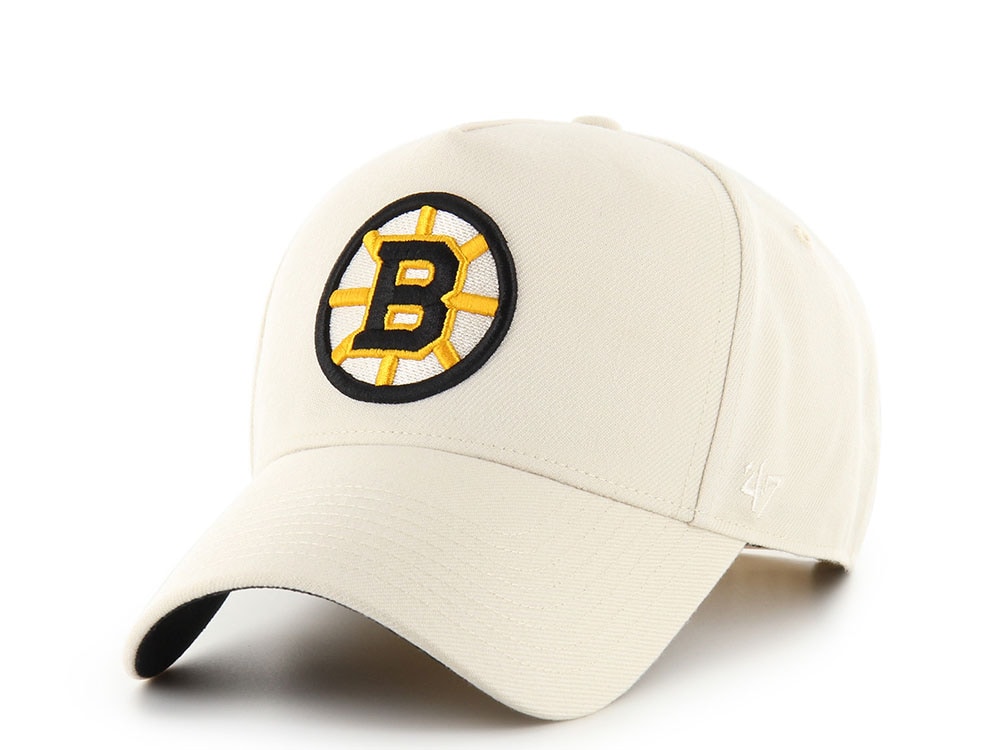 47 Brand Boston Bruins Ballpark White Offside Snapback Casquette