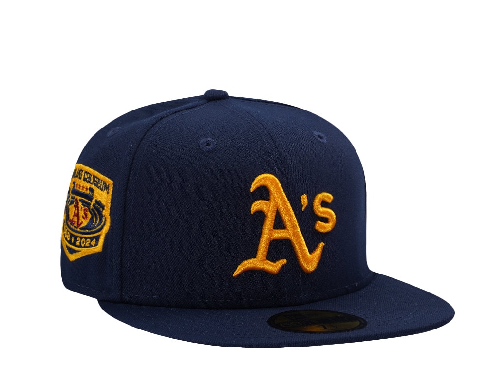 New Era Oakland Athletics Oakland Coliseum Ocean Blue Prime Edition 59Fifty Fitted Casquette