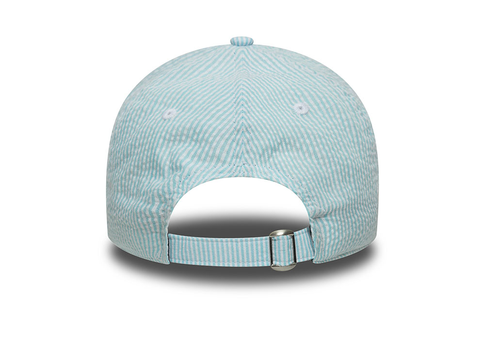 New Era Los Angeles Dodgers Seersucker Light Blue 9Twenty Strapback Casquette
