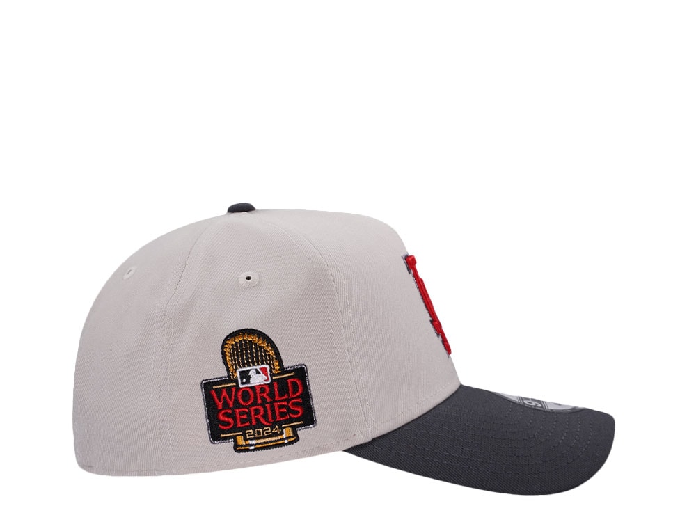 New Era Los Angeles Dodgers World Series 2024 Stone Flame Two Tone Edition 9Forty A Frame Snapback Casquette