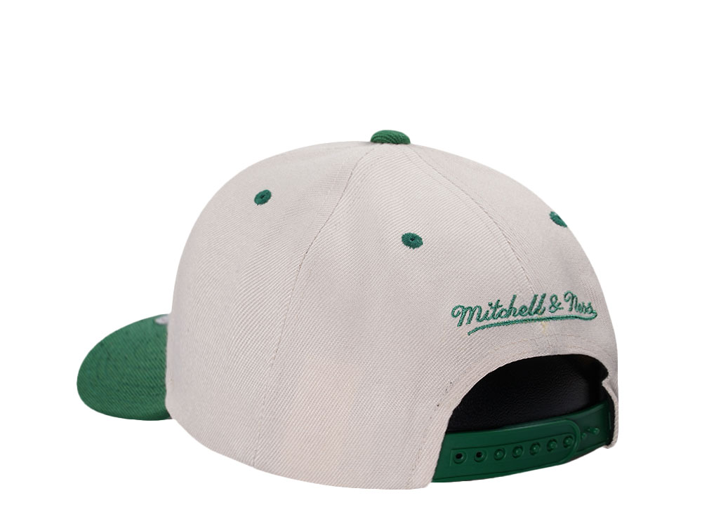 Mitchell & Ness Milwaukee Bucks Chrome Two Tone Pro Crown Fit Snapback Casquette