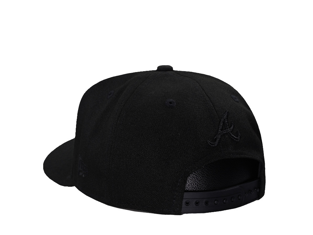 New Era Atlanta Braves 150th Anniversary Flame Black Prime Edition 9Fifty A Frame Snapback Casquette