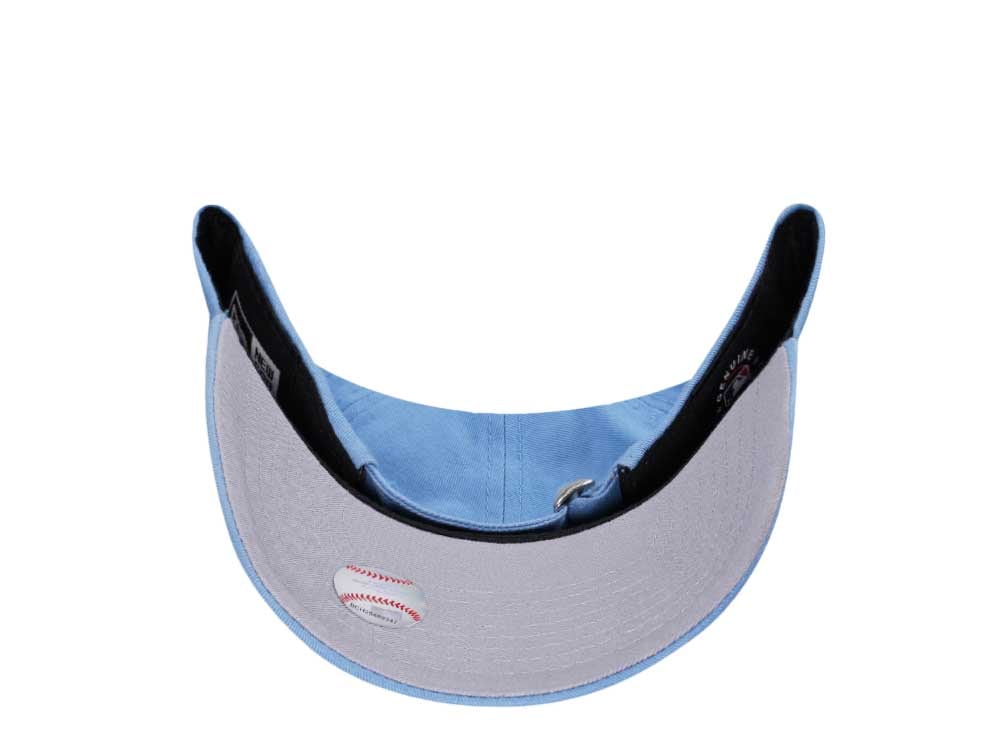 New Era Atlanta Braves Skull Sky Blue 9Twenty Strapback Casquette