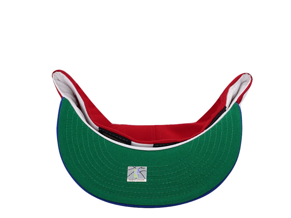 New Era Philadelphia 76ers All Star Game 2000 Scarlet Two Tone Edition 59Fifty Fitted Casquette
