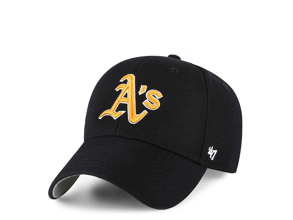 47Brand Oakland Athletics Black Classic Strapback Casquette