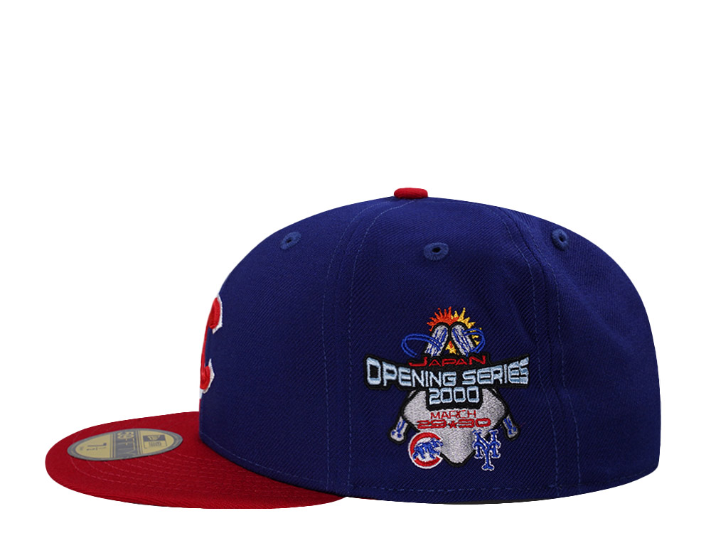 New Era Chicago Cubs Japan Opening Series 2000 Wool Blue Two Tone Edition 59Fifty Fitted Casquette