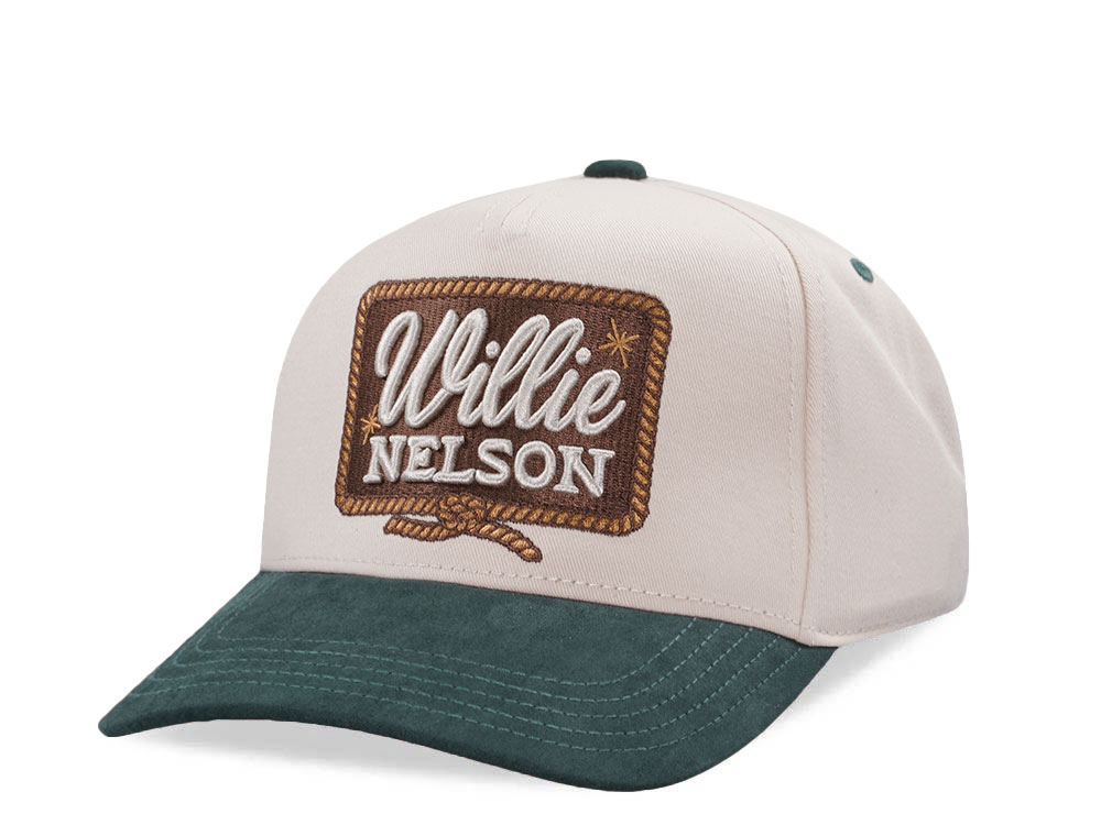 American Needle Willie Nelson Ivory Wrangler Edition Snapback Casquette