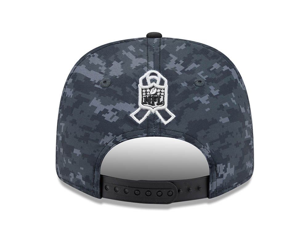 New Era Las Vegas Raiders NFL Salute to Service 2026 Digi Camo Black 9Seventy Stretch Snapback Casquette