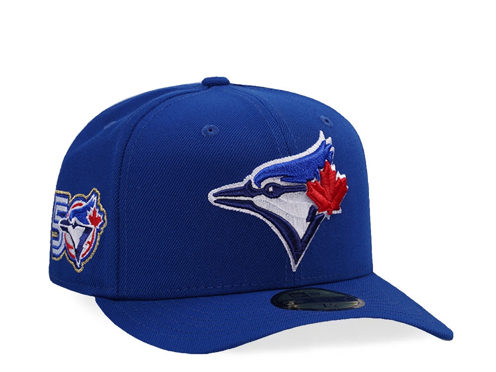 New Era Toronto Blue Jays 50th Anniversary Royal Blue Prime Edition 59Fifty Pre Curved Fitted Casquette