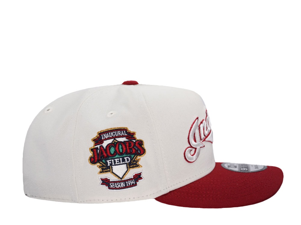 New Era Cleveland Indians Inaugural Season 1994 Chrome Two Tone Edition A Frame 9Fifty Snapback Casquette