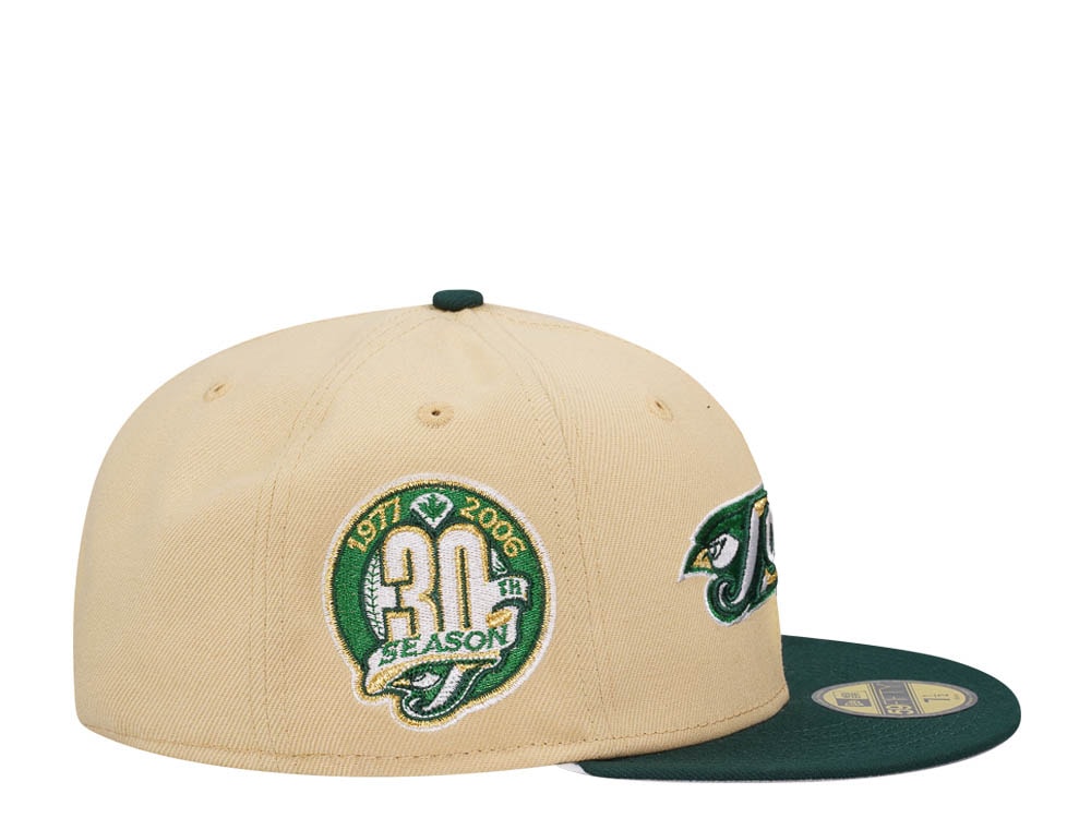 New Era Toronto Blue Jays 30th Anniversary Vegas Gold Two Tone Edition 59Fifty Fitted Casquette