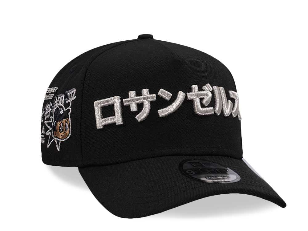 New Era Los Angeles Dodgers Ohtani Silver Black Prime Edition 9Forty A Frame Snapback Casquette