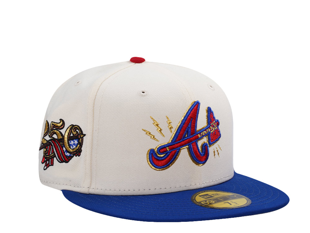 New Era Atlanta Braves 250th Anniversary Chrome Two Tone Edition 59Fifty Fitted Casquette