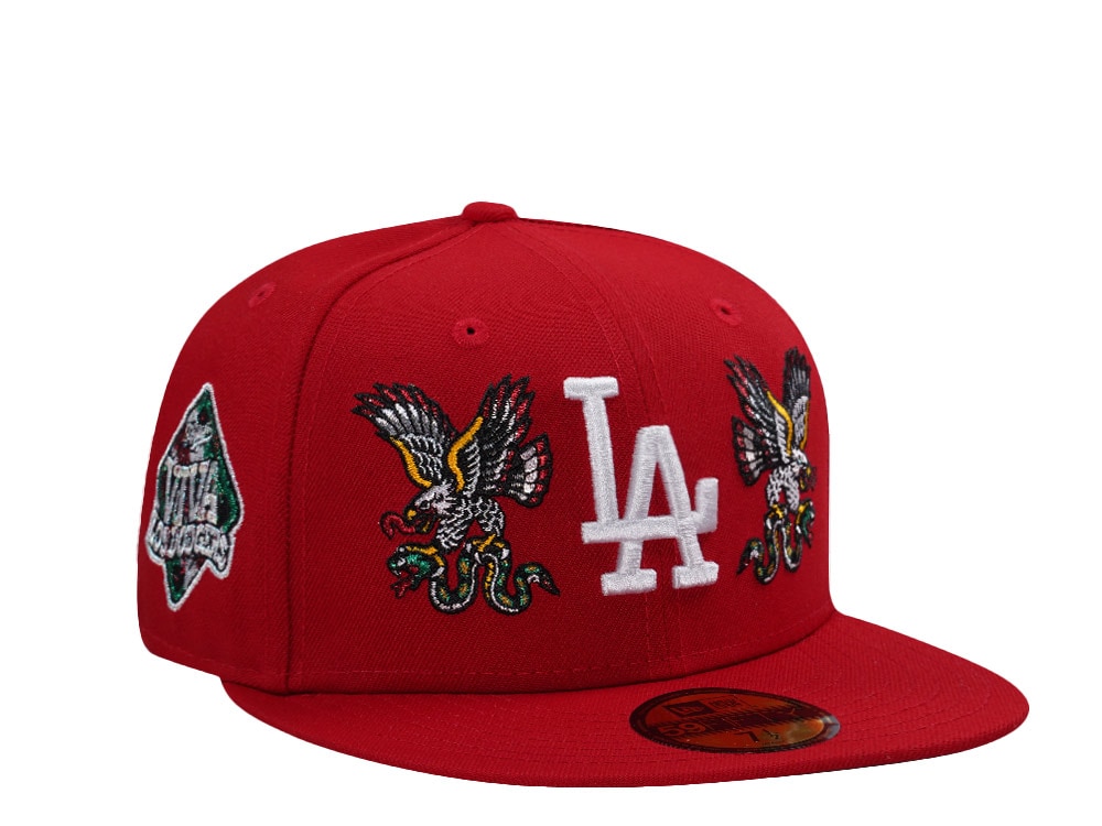 New Era Los Angeles Dodgers Viva Eagle Scarlet Prime Edition 59Fifty Fitted Casquette