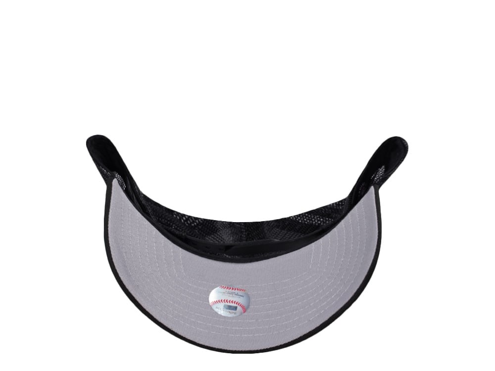 New Era New York Yankees Black Metallic Trucker Edition 9Forty A Frame Snapback Casquette