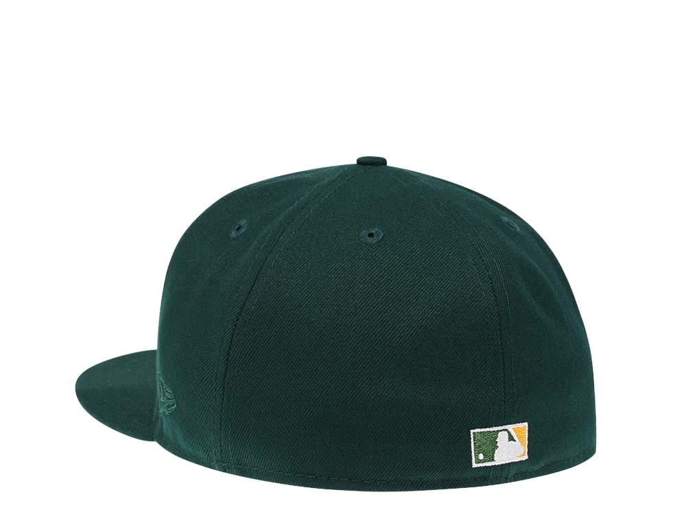 New Era Oakland Athletics 40th Anniversary Dark Green Color Team Edition 59Fifty Fitted Casquette