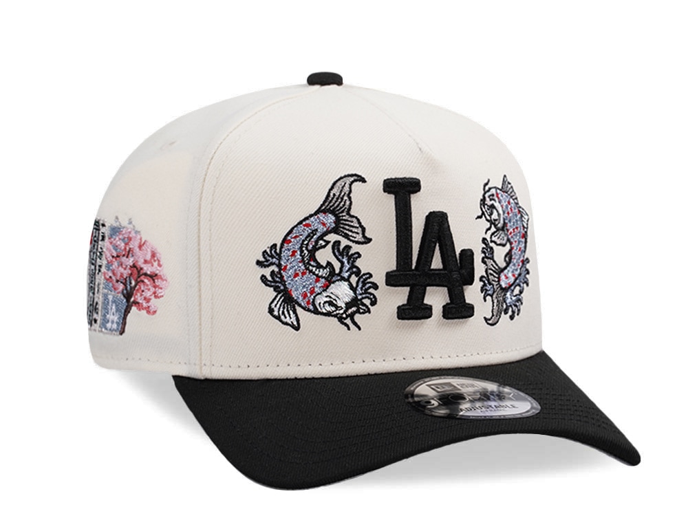 New Era Los Angeles Dodgers Tokyo Series Chrome Two Tone Edition 9Forty A Frame Snapback Casquette