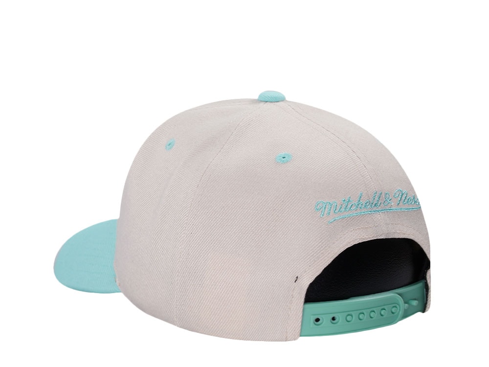 Mitchell & Ness Seattle Kraken Chrome Two Tone Pro Crown Fit Snapback Casquette