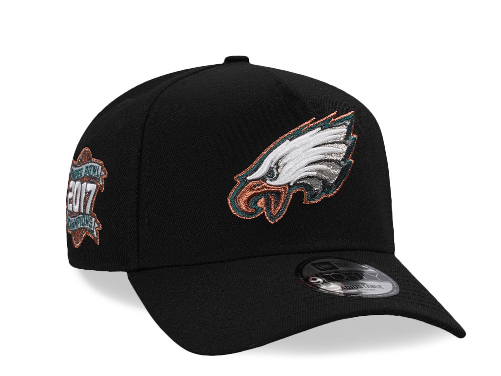 New Era Philadelphia Eagles Super Bowl Champions 2017 Prime Edition 9Forty A Frame Snapback Casquette