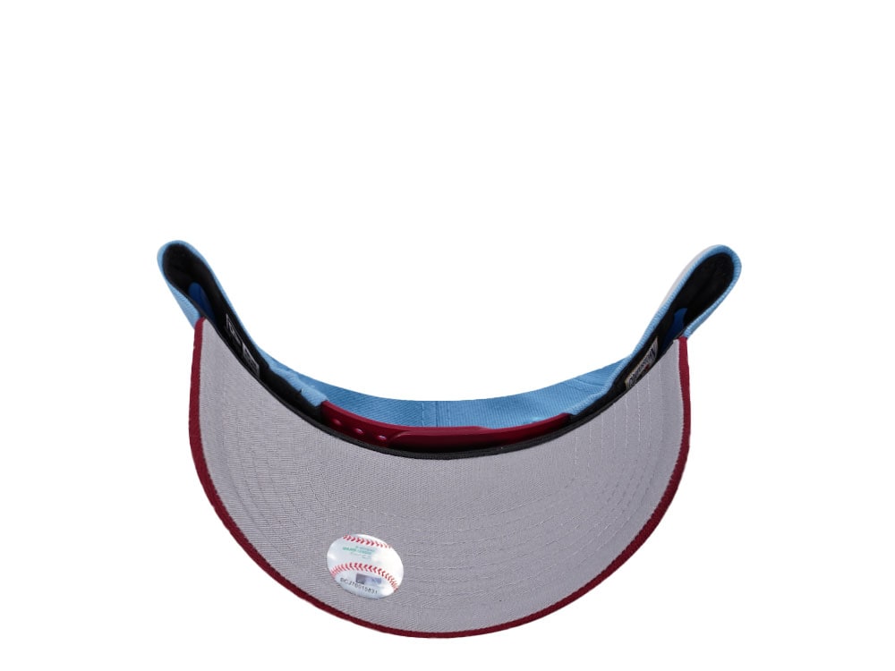New Era Philadelphia Phillies Sky Blue Two Tone Edition 9Forty A Frame Snapback Casquette