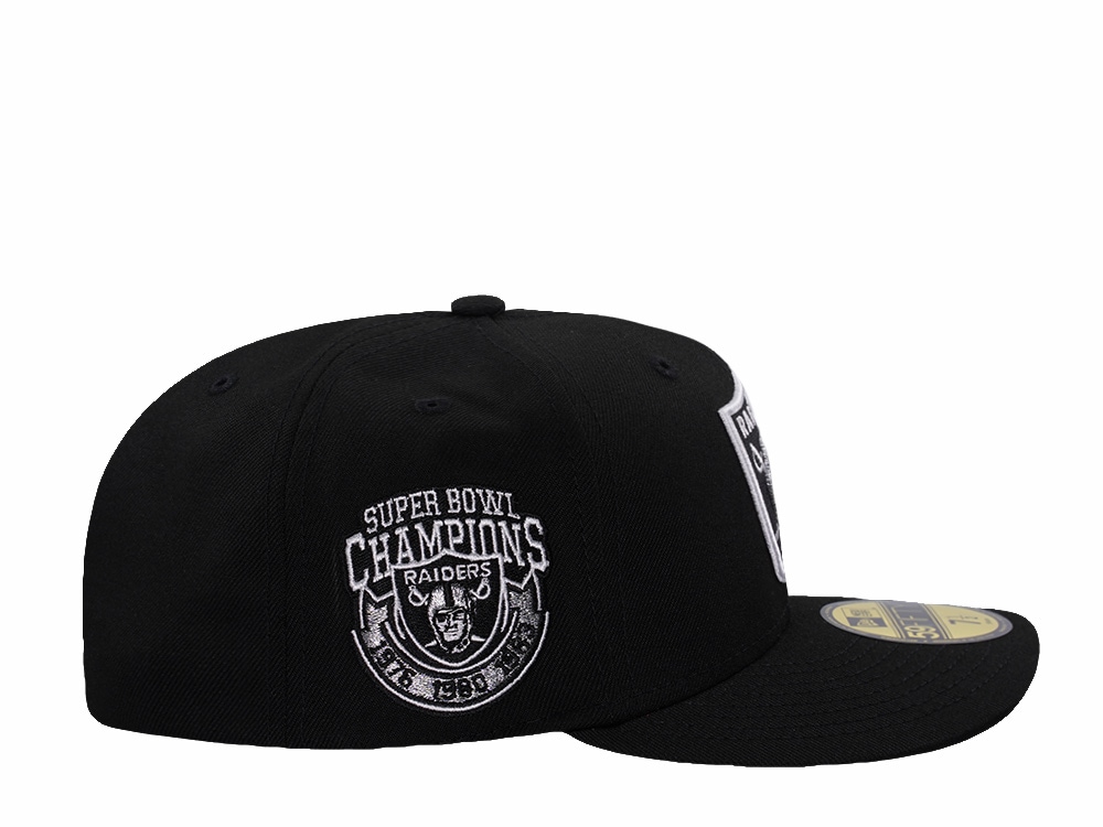 New Era Las Vegas Raiders Champions Black Prime Edition 59Fifty Pre Curved Fitted Casquette