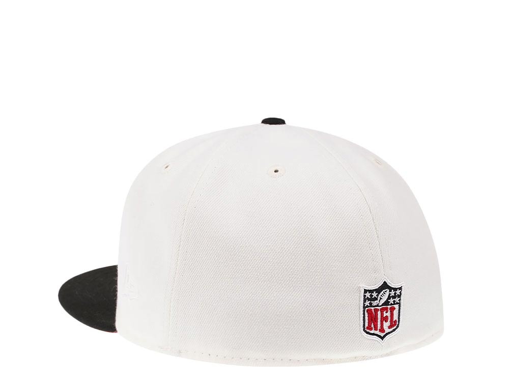 New Era Atlanta Falcons 50th Anniversary Cream Dome Edition 59Fifty Fitted Casquette