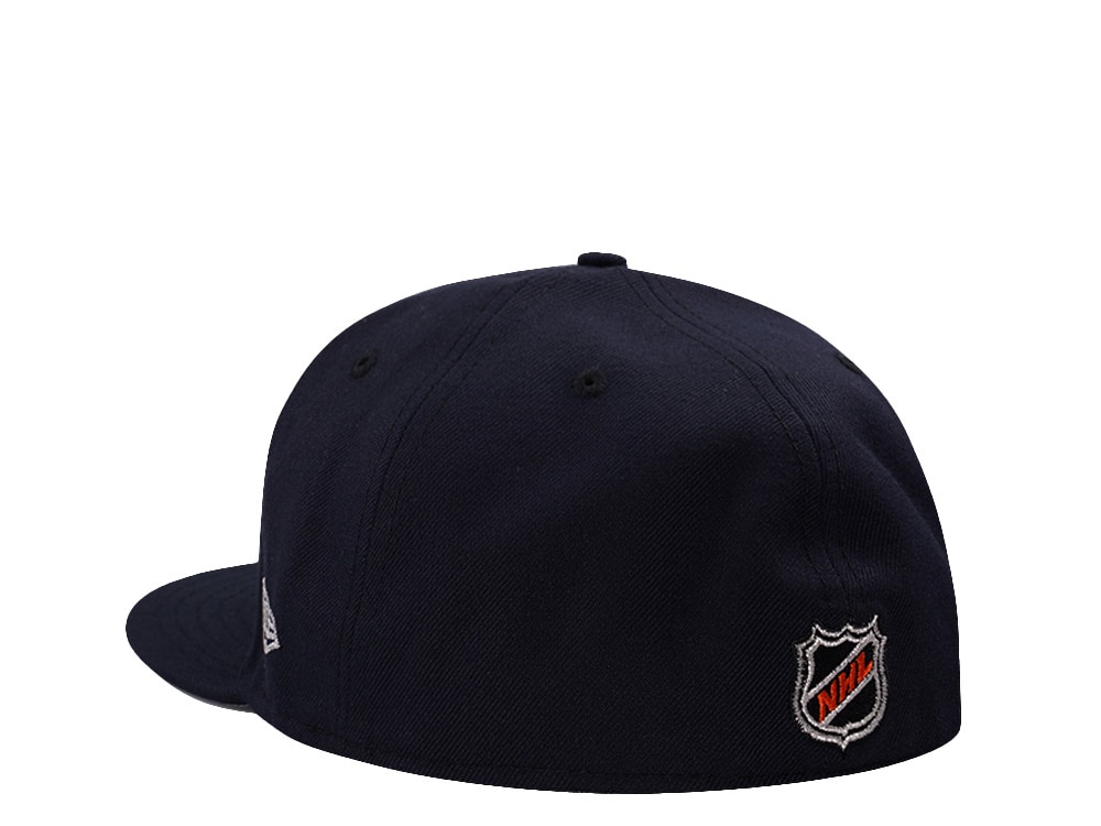 New Era Edmonton Oilers 25th Anniversary Navy Prime Edition 59Fifty Fitted Casquette