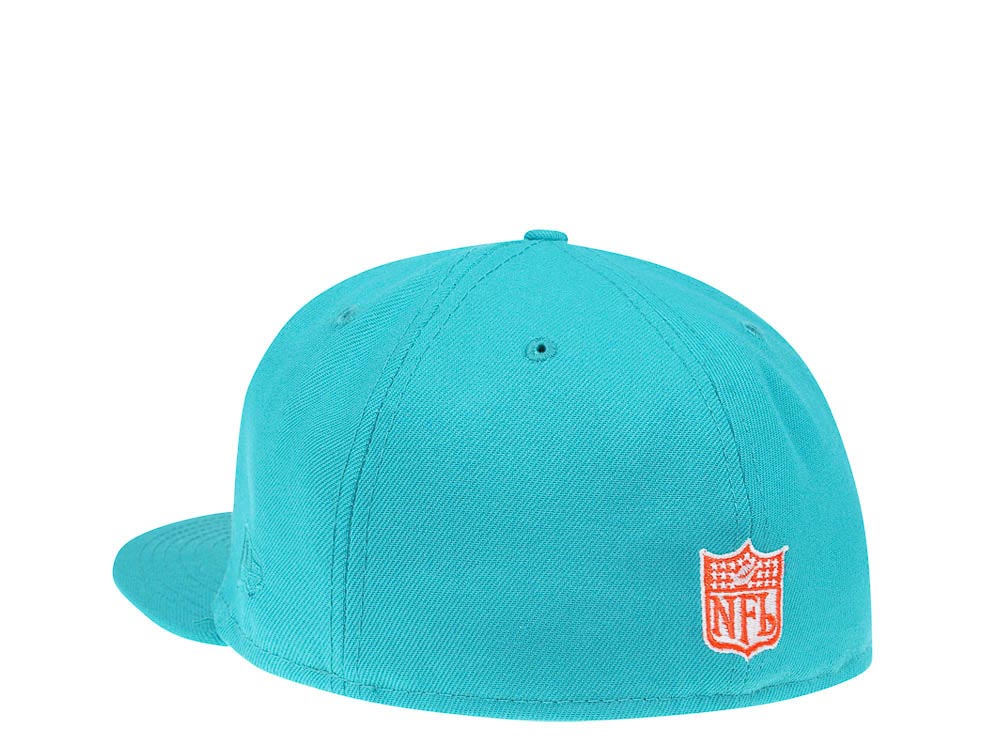 New Era Miami Dolphins Teal Classic Edition 59Fifty Fitted Casquette