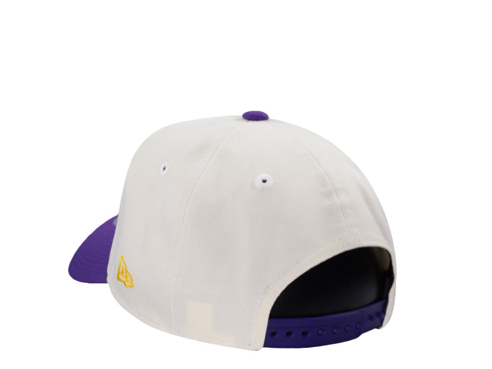 New Era Los Angeles Lakers Classic Chrome Two Tone Edition 9Forty A Frame Snapback Casquette