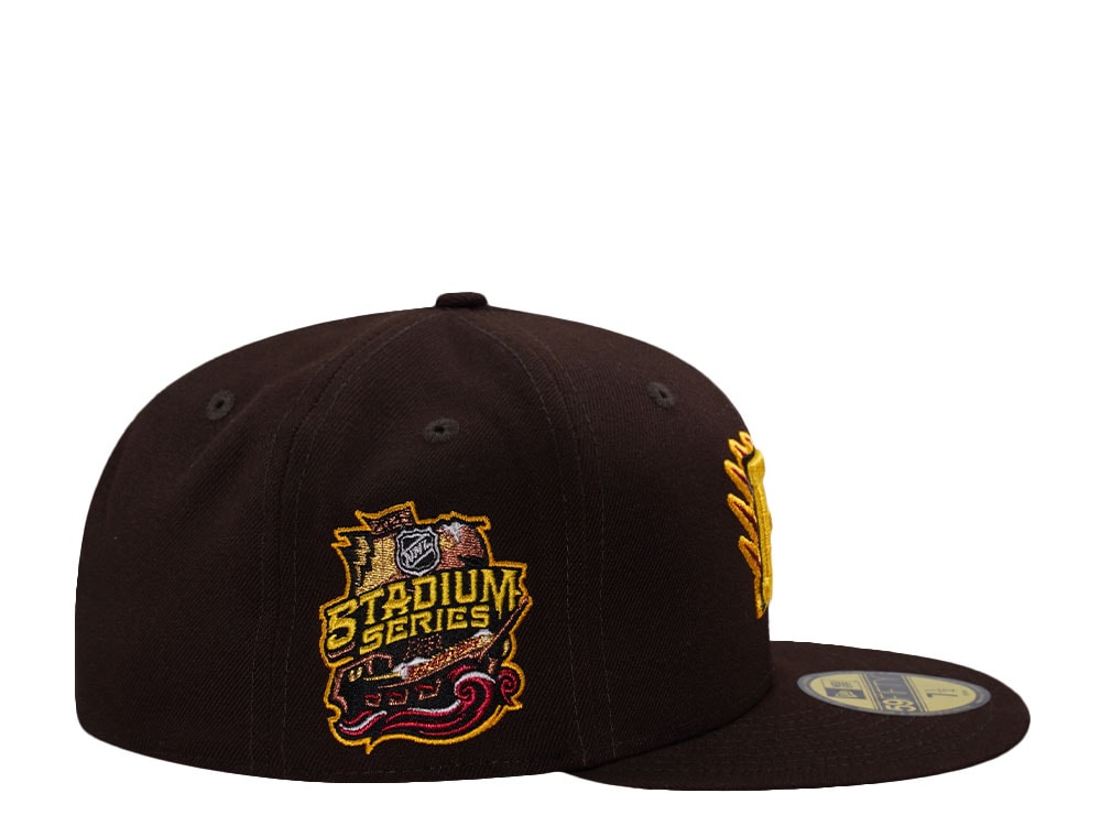 New Era Boston Bruins Stadium Series 2026 Burnt Wood Prime Edition 59Fifty Fitted Casquette