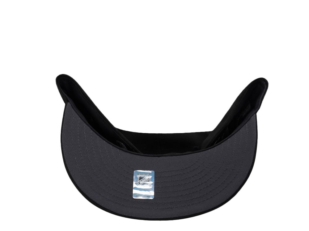 New Era Seattle Kraken Inaugural Season Metallic Black Prime Edition 59Fifty Fitted Casquette