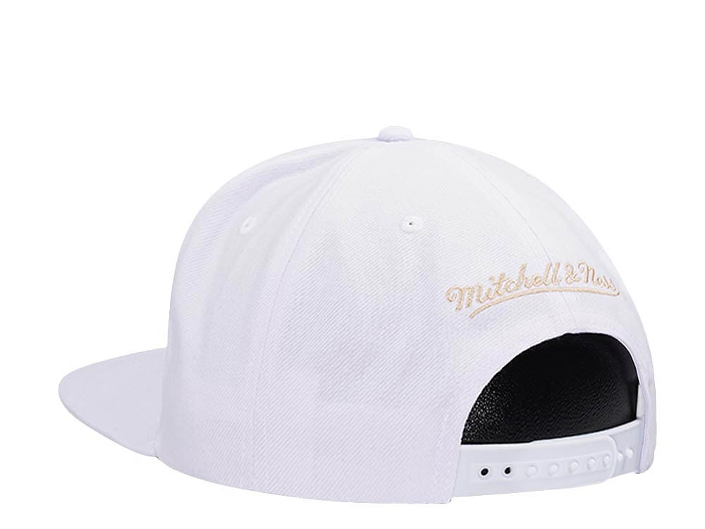 Mitchell & Ness Milwaukee Bucks 30th Anniversary Winter White Hardwood Classic Snapback Casquette