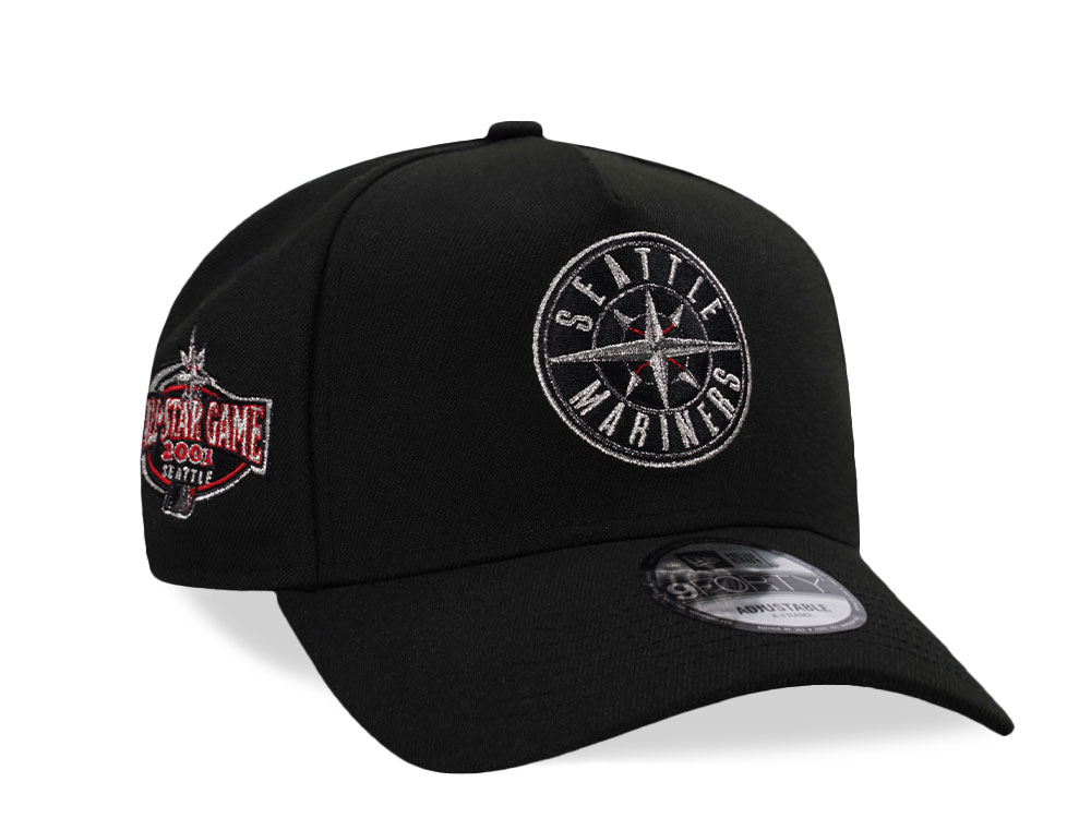New Era Seattle Mariners All Star Game 2001 Black Prime Edition 9Forty A Frame Snapback Casquette