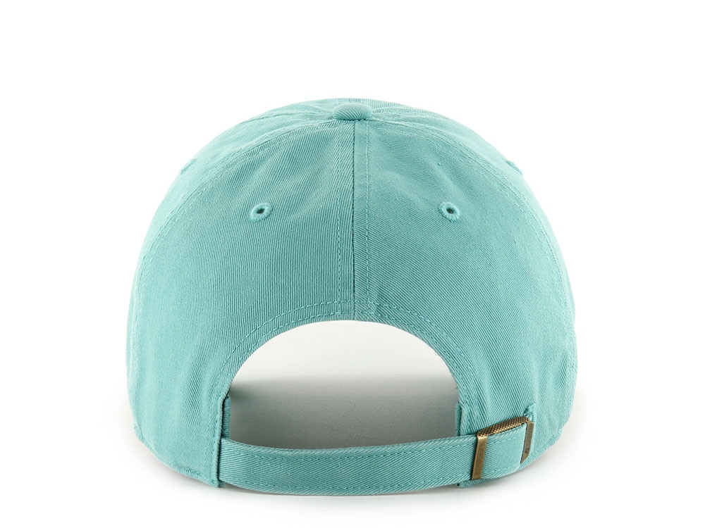 47 Brand New York Yankees Lagoon Blue Clean Up Strapback Casquette