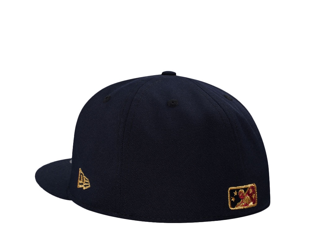 New Era Greenville Hornets Navy Metallic Edition 59Fifty Fitted Casquette