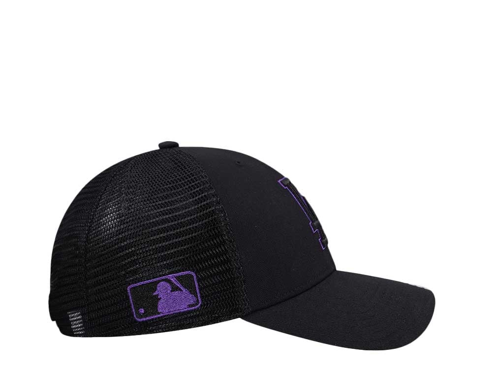 47Brand Los Angeles Dodgers Black Branson Sure Shot MVP Trucker Snapback Casquette